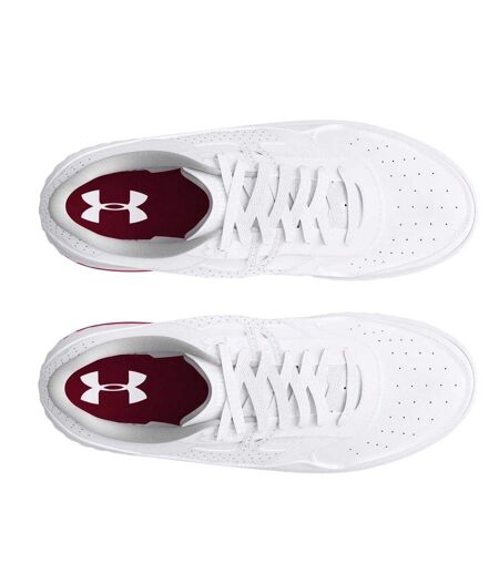 Baskets Court Femme Blanc Blanc Under Armour