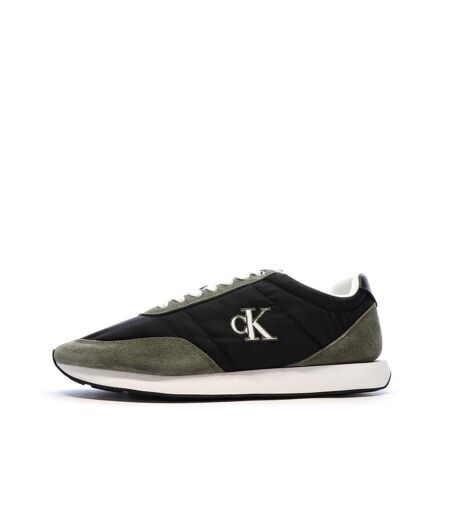 Baskets noir/kaki homme calvin klein jeans retros