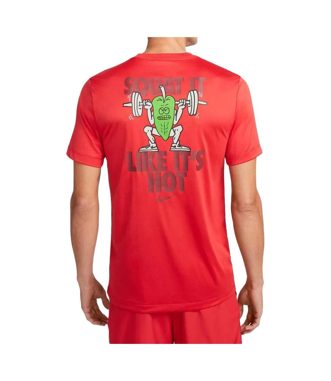 T-shirt de Sport Rouge Homme Nike Humor - L-2