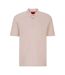 Mens Dangula Print Logo Polo Shirt Pink Hugo-2