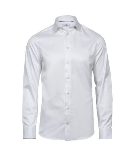 Tee Jays Mens Luxury Slim Fit Shirt (White) - UTBC4570