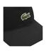 Casquette De Baseball Motif/style Logo Brodé Noir Lacoste-3