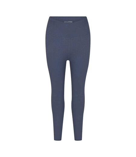Womens/ladies Pro 7/8 Leggings Shark Grey USA Pro