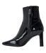 Womens/ladies Millenia Block Heel Ankle Boots Black Diesel-3