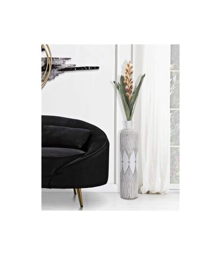 Vase Déco à Motifs Atene 60cm Blanc