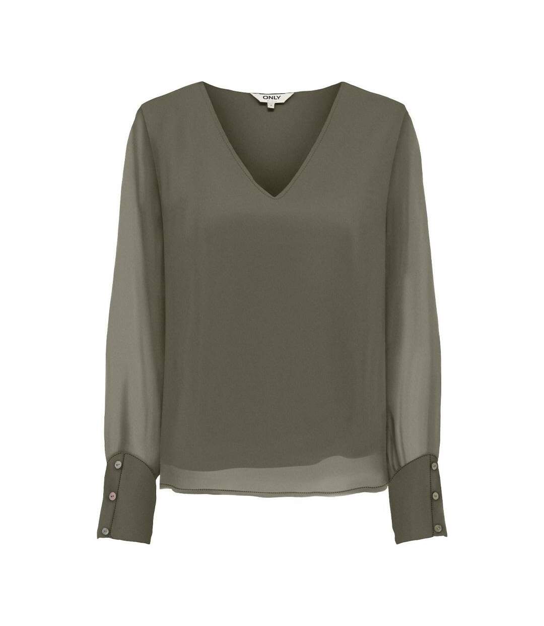 Blouse kaki femme only tasha otl-1