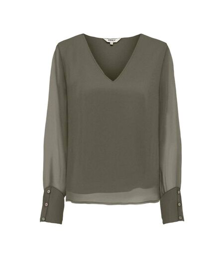 Blouse kaki femme only tasha otl