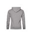 Sweat À Capuche 80/20 Homme Nouveau Gris Clair Uni Promodoro-2