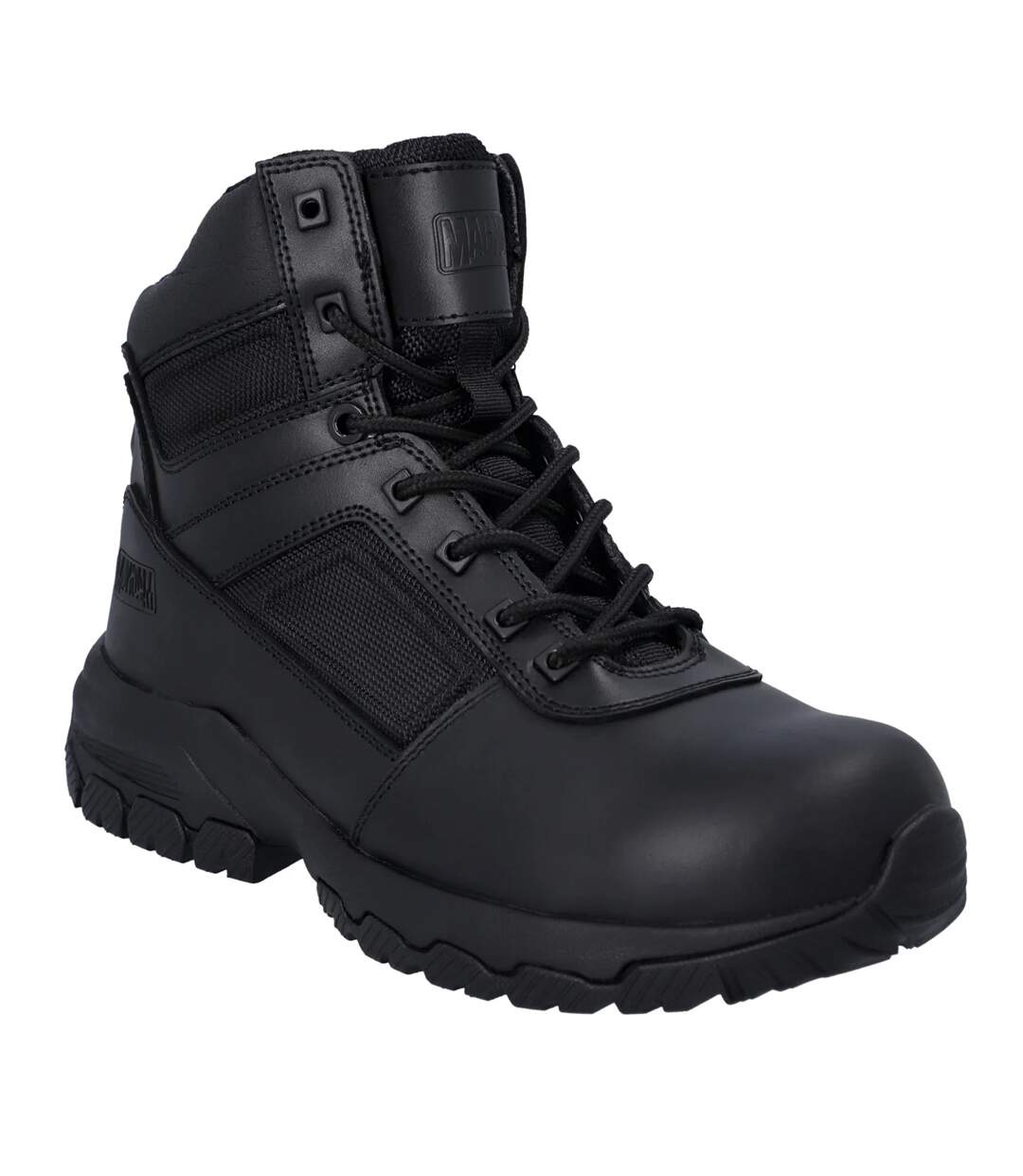 Mens vanguard 6.0 leather occupational safety boots black Magnum-1