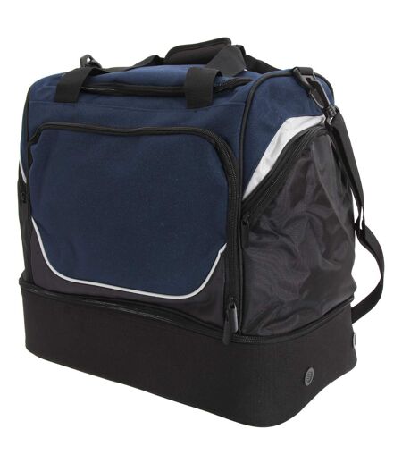 Sac De Voyage 40 Litres Taille Unique Bleu Marine Noir Blanc Quadra
