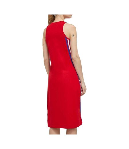 Robe rouge femme adidas w fi 3s dress - l