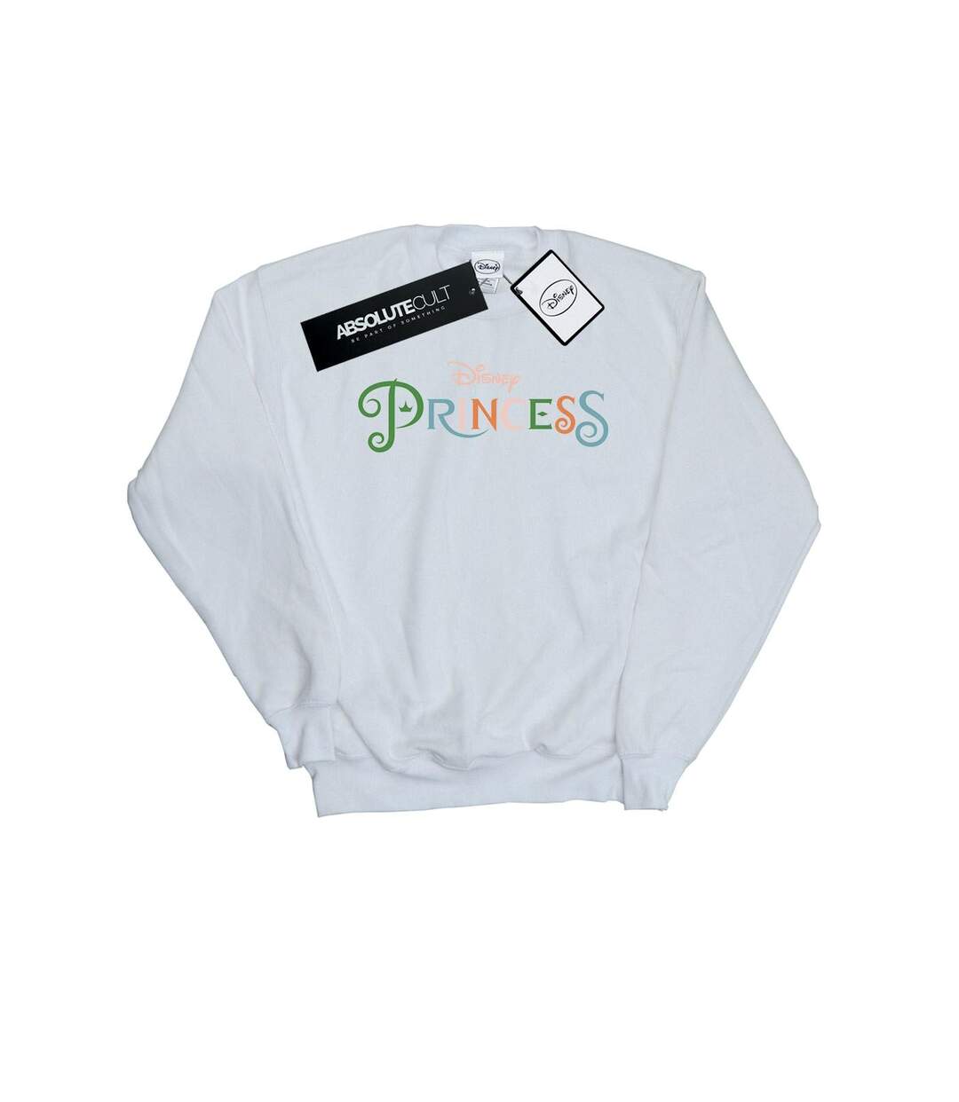 Disney Princess - Sweat COLOUR LOGO - Femme (Blanc) - UTBI32907-1