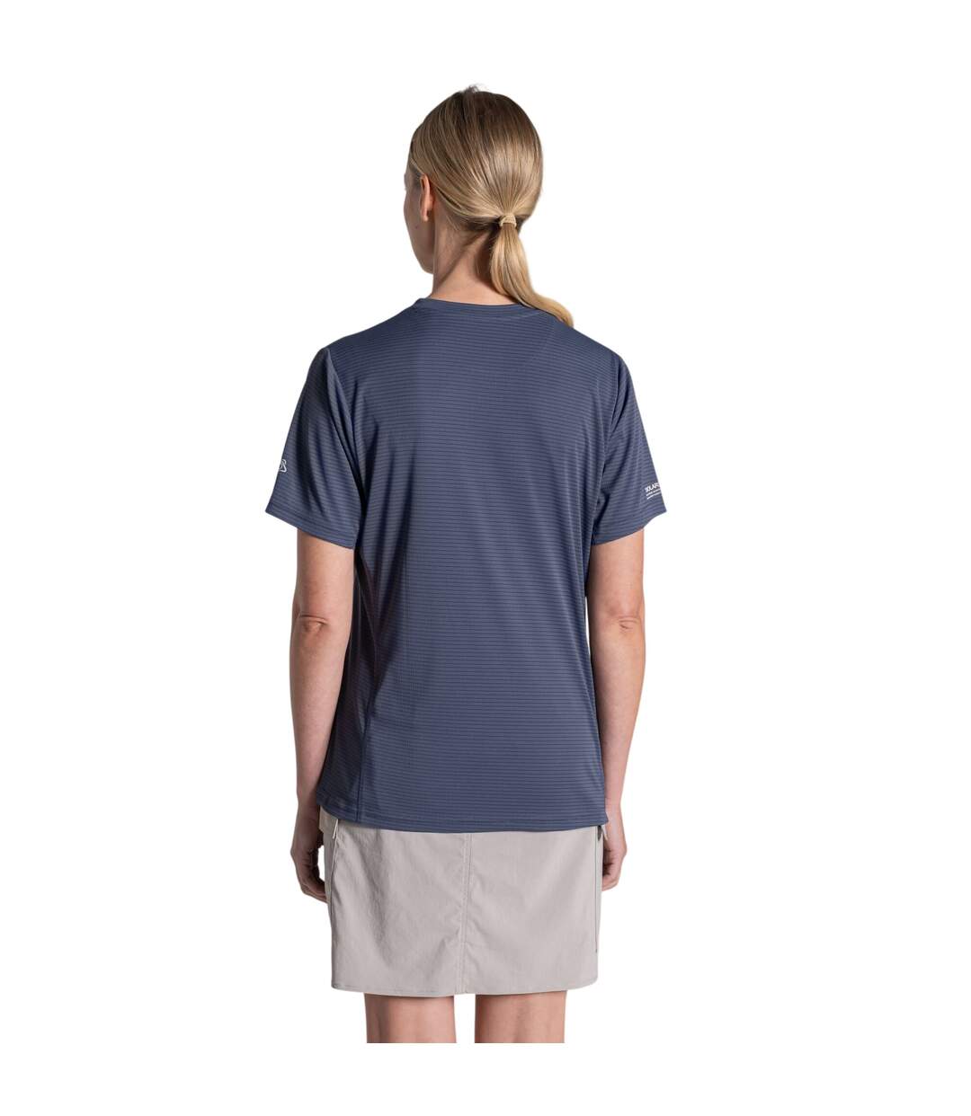 Womens/ladies Nosilife T-shirt Anthracite Craghoppers-3