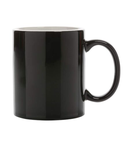 Classic inner two tone ceramic 350ml mug one size black XD Collection