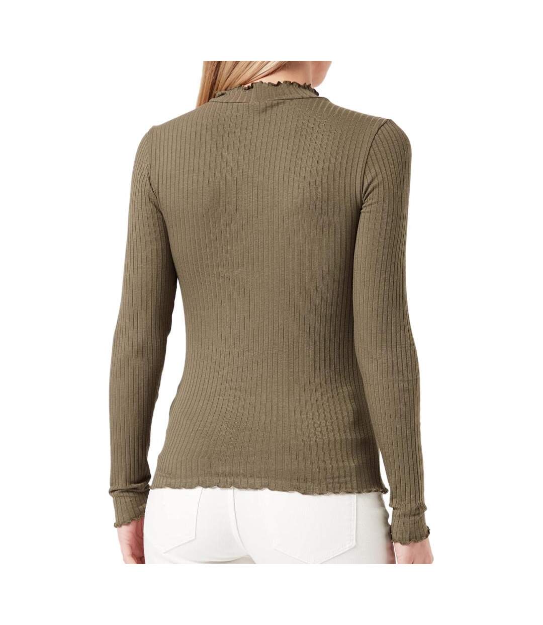 T-shirt marron femme jdy fransiska-2