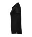 SOLS Womens/Ladies Performer Short Sleeve Pique Polo Shirt (Black)