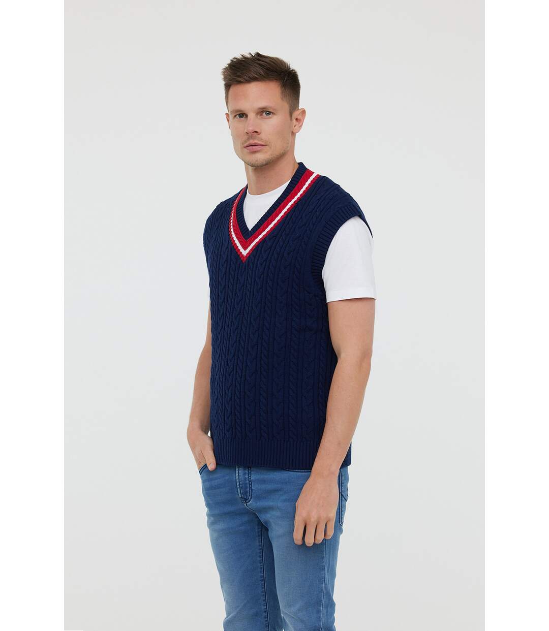 Pull sans manches coton regular CILKA SM-1