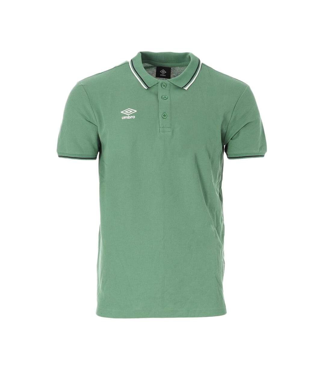 Polo vert homme umbro 806450 - l-1
