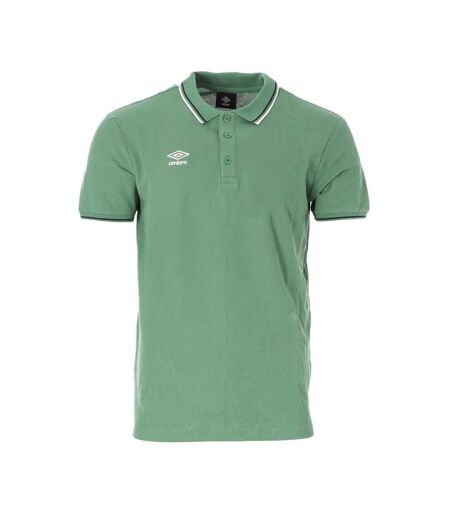 Polo vert homme umbro 806450 - l