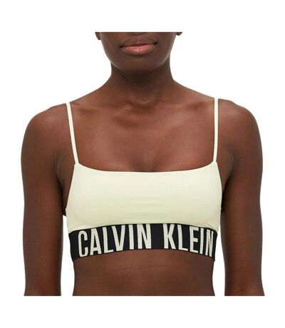Brassière verte femme calvin klein jeans unlined - l