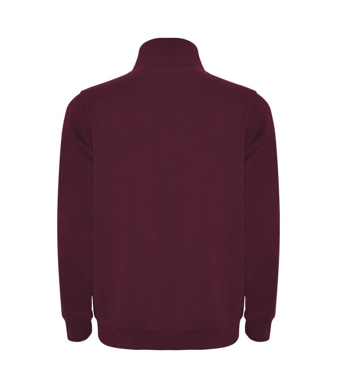 Mens aneto quarter zip sweatshirt garnet Roly-2