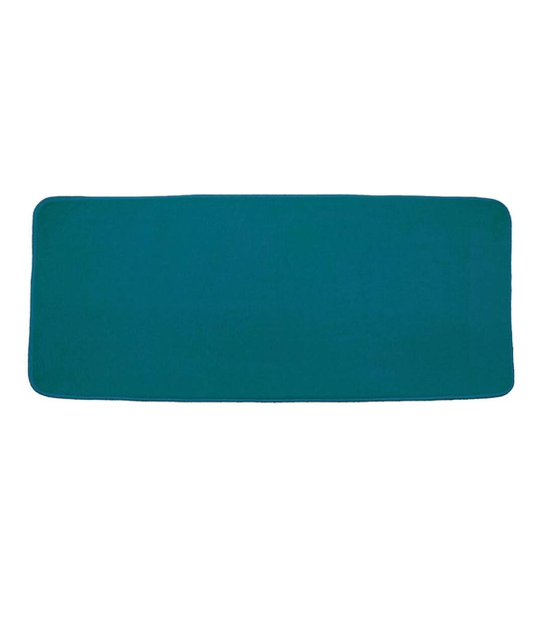 Tapis de Bain Microfibre Vitamine 50x120cm Bleu Canard-1