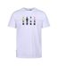 T-shirt Flat Back Homme Blanc Luke 1977-1