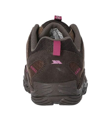 Chaussures de marche fell femme marron foncé/rose Trespass