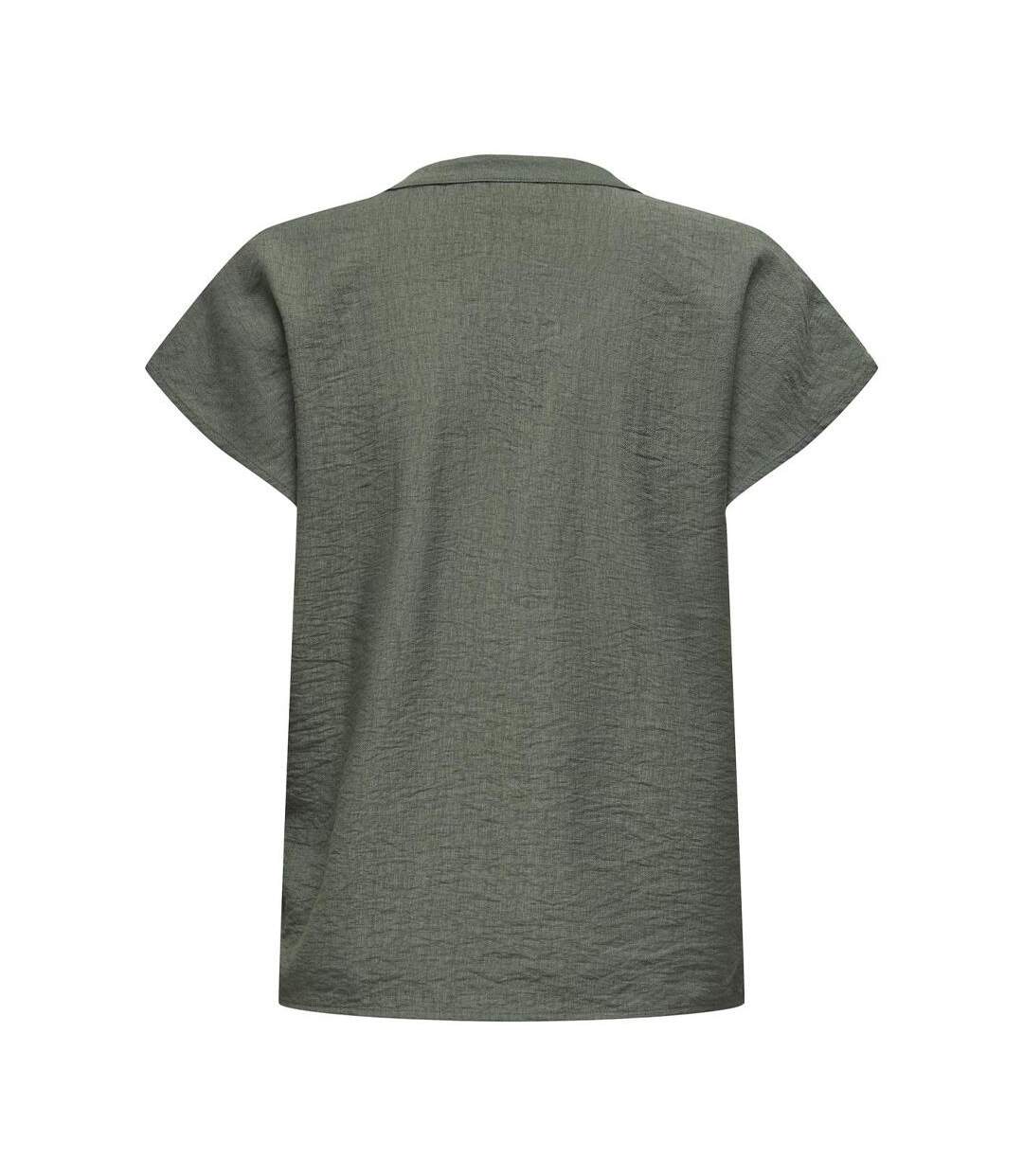 Blouse kaki femme jdy pepper-2