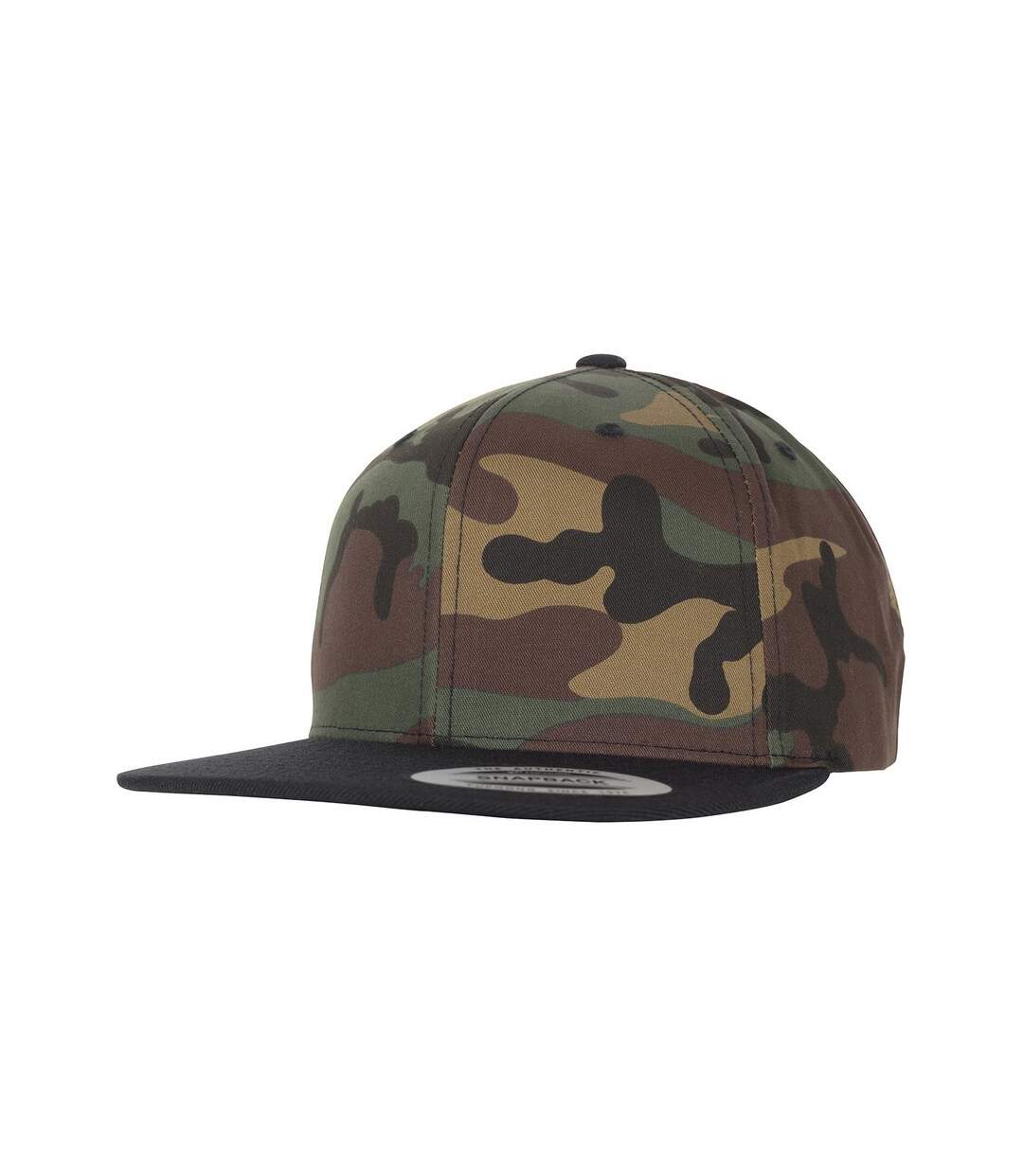 Casquette ajustable classic adulte vert kaki / noir Yupoong-1