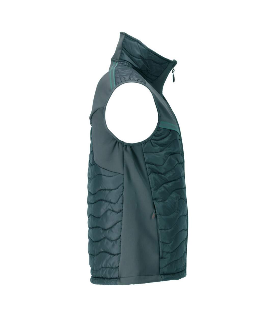 Mens Customised Cli Thermal Gilet Forest Green Mascot-3