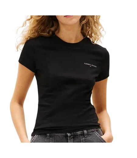 T-Shirt noir femme tommy hilfiger