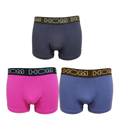 Boxer homme HOM Confort et Qualité Supérieure-Assortiment modèles photos selon arrivages- - Pack de 3