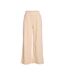 Pantalons fluide éponge beige femme vila frotte-1
