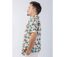 Chemise homme été manches courtes LORENZO imprimé Palmyre Coton Du Monde-3
