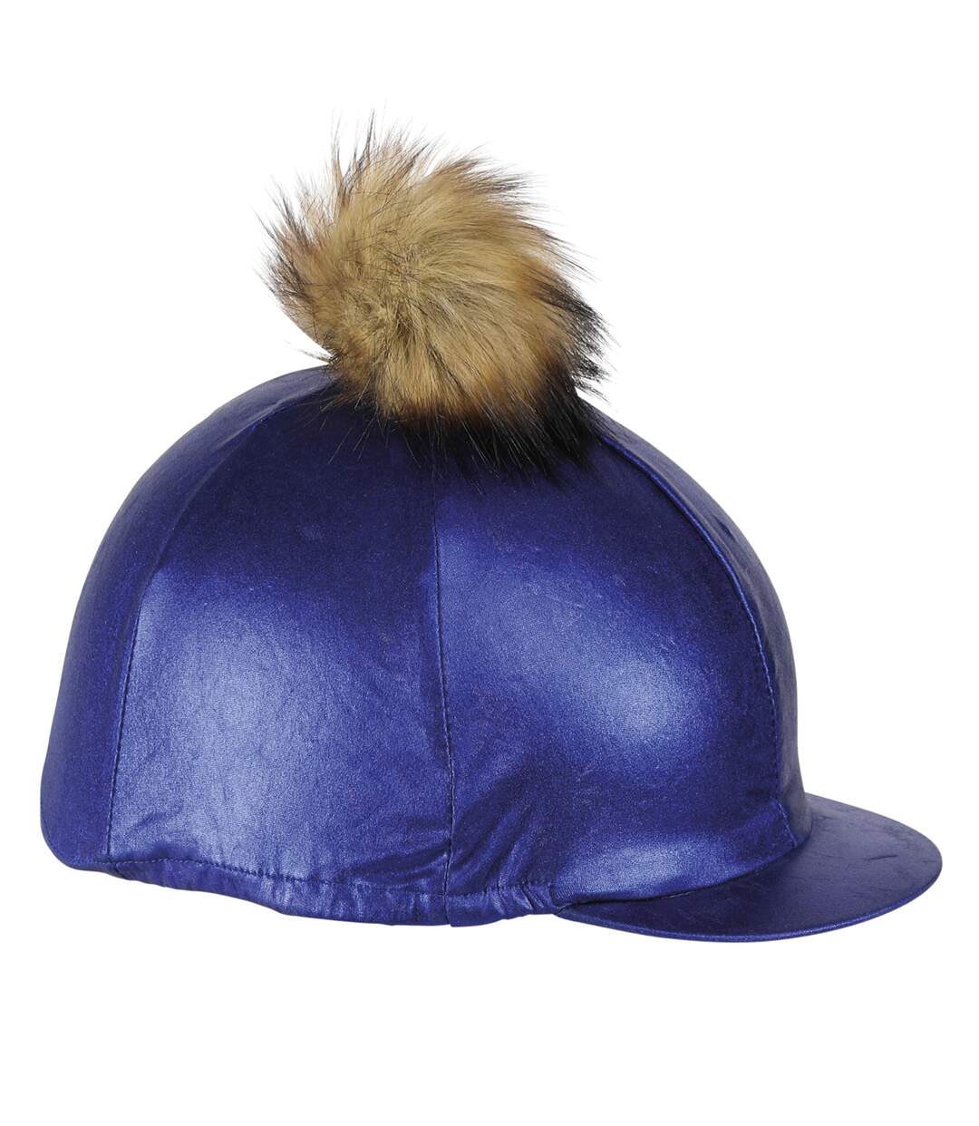 Metallic Hat Cover Blue Shires-1