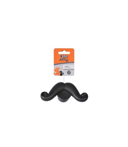 Jouet pour Chien Moustache 14cm Noir