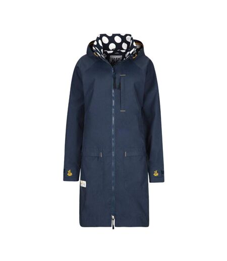 Womens/ladies Long Length Waterproof Jacket Marine Lazy Jacks