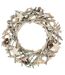 Couronne de Noël Polaire 32cm Gris & Blanc-1