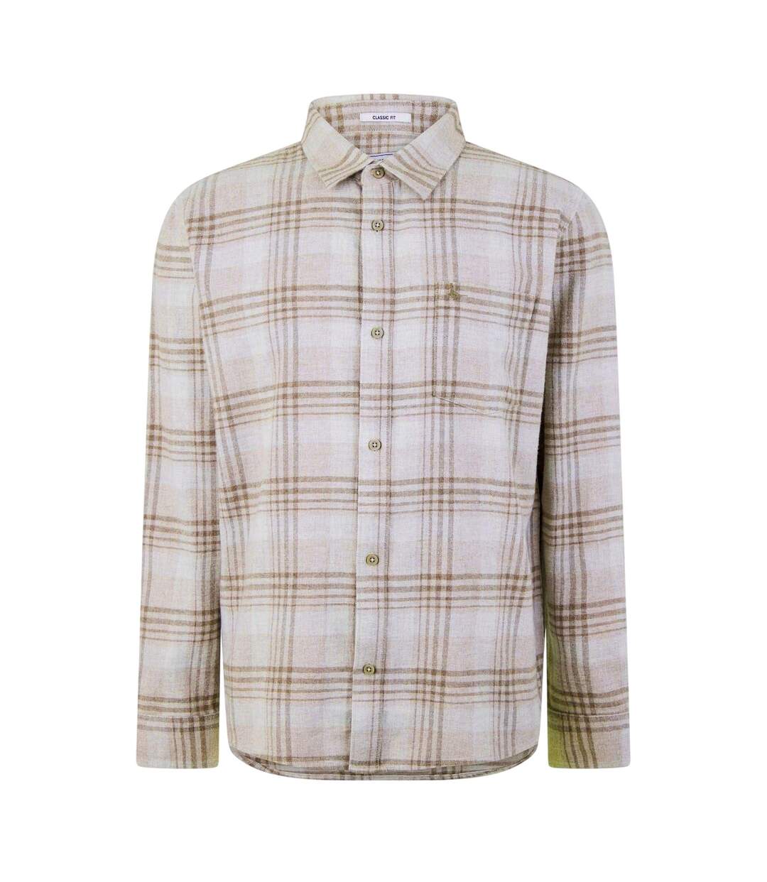 Chemise Motif/style À Carreaux Homme Blanc Cassé Chiné Jack Wills-2