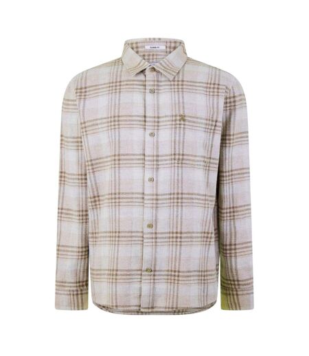 Chemise Motif/style À Carreaux Homme Blanc Cassé Chiné Jack Wills