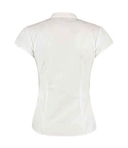 Blouse Mancherons Femme Blanc Kustom Kit