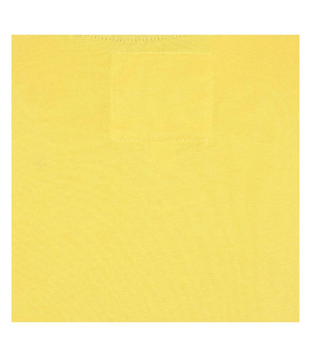 T-shirt Motif/style Surfeur Homme Jaune Lazy Jacks-4