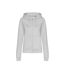 Womens/ladies College Heather Full Zip Hoodie Heather Grey Awdis-2