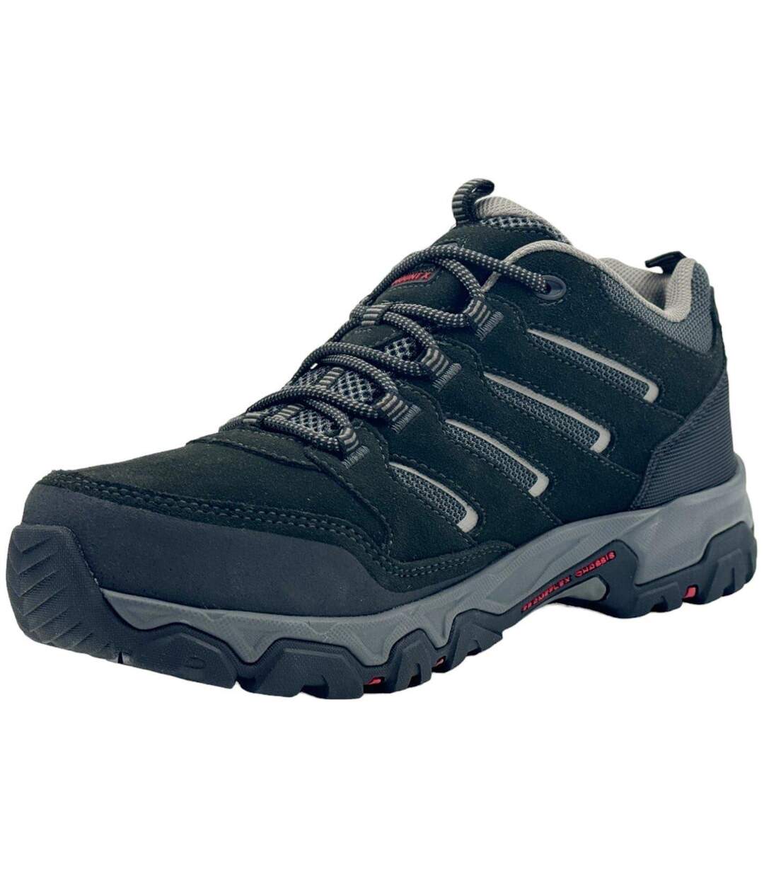 Mens Mount Suede Low Waterproof Walking Shoes Black Grey Karrimor-4