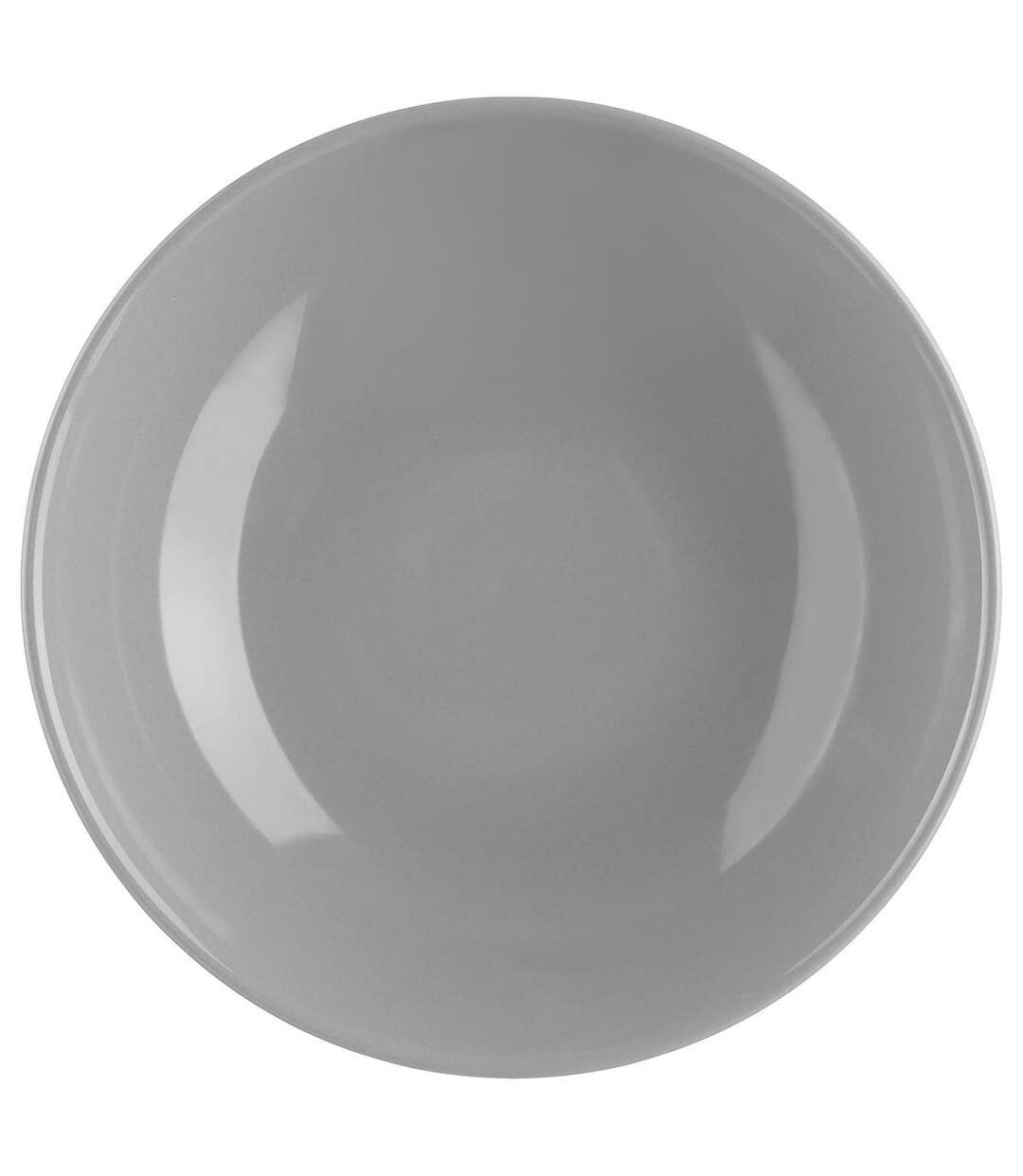 Lot de 6 Assiettes Creuses Colorama 20cm Gris-1