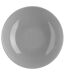Lot de 6 Assiettes Creuses Colorama 20cm Gris-1