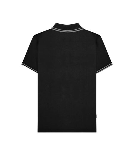 Polo Ss24 Homme Noir Gris Lambretta