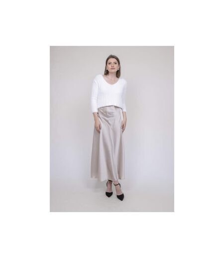 Jupe longue en satin XALPA - Dona X Lisa