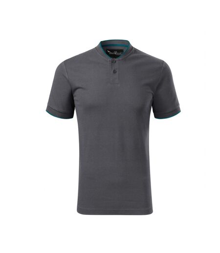 Polo Motif/style Losange Premium Homme Anthracite Malfini